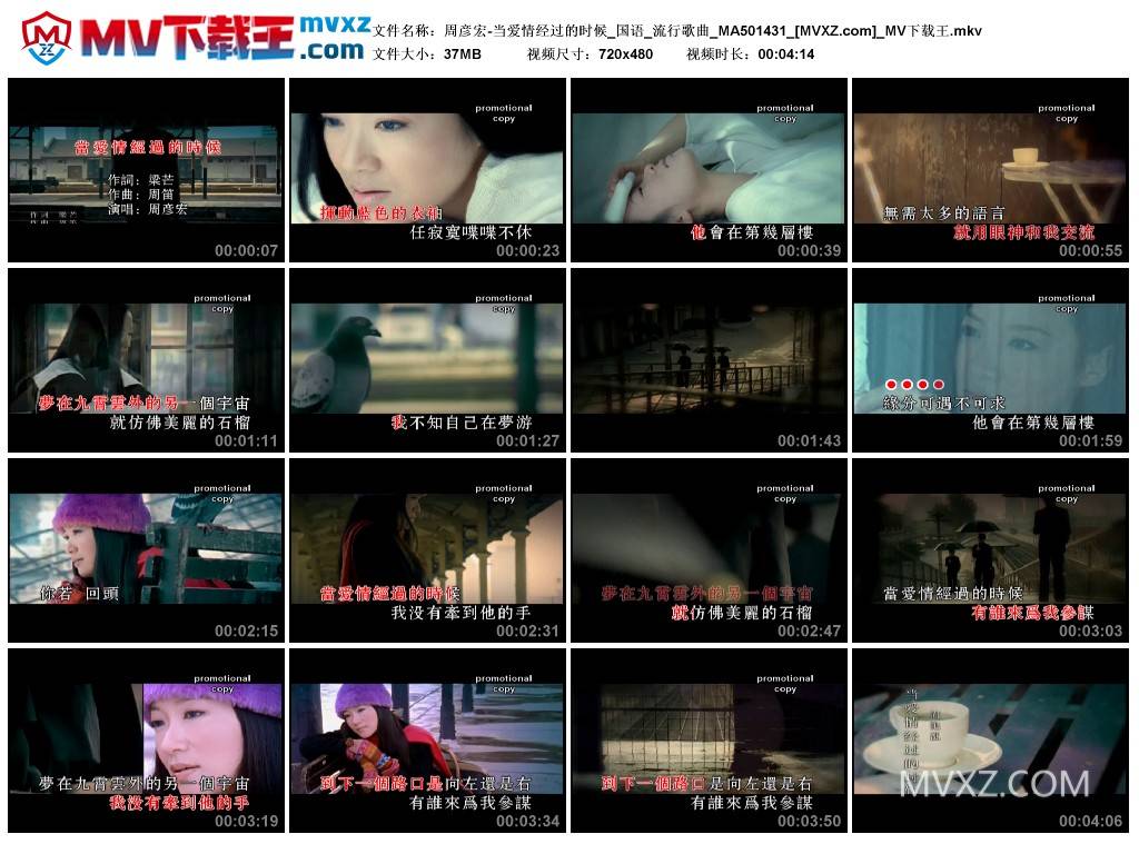 周彦宏-当爱情经过的时候_国语_流行歌曲_MA501431